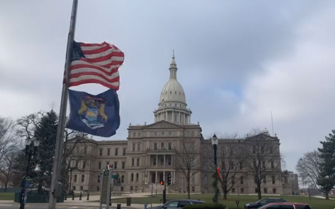 Governor Lowers Flags in Honor of Woodrow Stanley