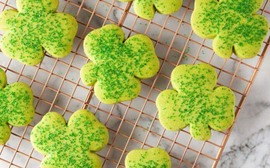Shamrock Cookies (They’re GREEN!)