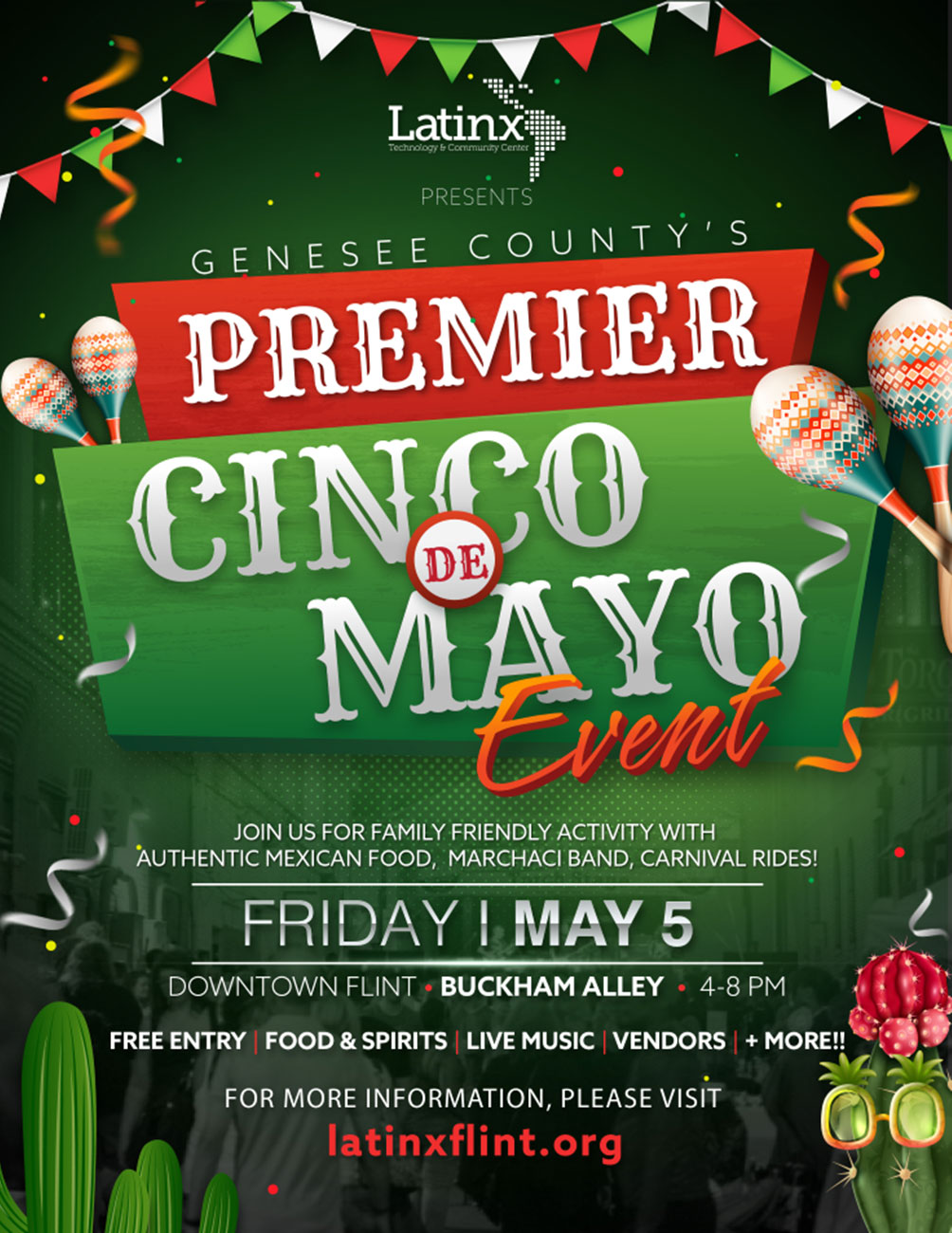 Upcoming Event: Genesee County’s Premier Cinco de Mayo Event